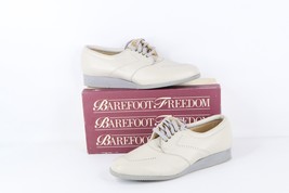 NOS Vtg 90s Streetwear Womens 11 B Leather Platform Shoes Sneakers Winte... - $89.05