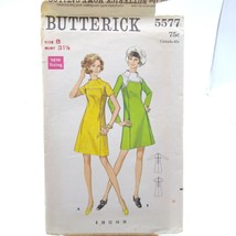 Vintage Sewing PATTERN Butterick 5577, Misses 1969 Slightly Fitted A Line Dress - £22.42 GBP