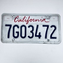  United States California Lipstick Passenger License Plate 7G03472 - £12.57 GBP