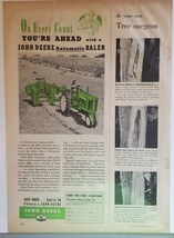 1954 John Deere Automatic Baler Half Page  Magazine Ad  2 - £11.17 GBP