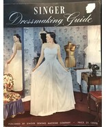 Vintage Singer Sewing Dressmaking Guide 1940s Dresses Fabric Booklet 47 ... - $228.47 MXN