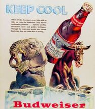 Budweiser Bud Light Beer Advertising Metal  Sign 8x12in Vintage Frogs Sp... - $24.74