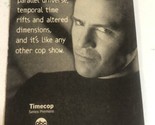 Timecop Tv Guide Print Ad Ted King  Tpa16 - $5.93