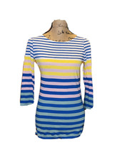 American Eagle Outfitters Women Striped 3/4 Sleeve T-Shirt M - £9.44 GBP