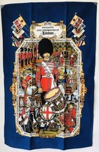 Pageants &amp; Ceremonies of London Tea Towel Guards Soldiers Cotton Made in Britain - £15.50 GBP