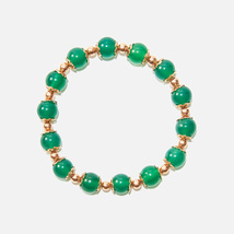 Handmade Natural Green Jade Stones Bracelets - Nurturing Jade Glow - £23.97 GBP