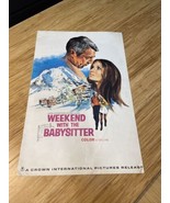 1970 Weekend with the Babysitter Movie Poster Press Kit Vintage Cinema KG - $1,873.92 MXN