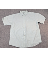 Ariat Shirt Mens L Teal Geometric Western Work Stretch Casual Comfort Wear - £14.76 GBP