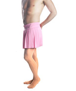 Mens Skirt, Pink Pleated Skirt Sexy Style Up To 44&quot; Waist! Crossdresser/TG - £29.56 GBP