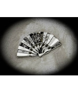 .925 Sterling Silver Fan Brooch - $62.26 CAD