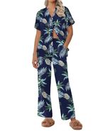 Ekouaer Women Pajamas Set Button Down Short Sleeve Navy Size Small - $281.35 MXN Ekouaer Women Pajamas Set Button Down Short Sleeve Navy Size Small - $281.35 MXN