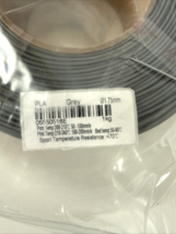 PLA Matte Filament Grey  01.75mm, 1KG - $13.86