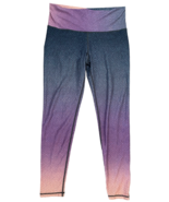 Sol &amp; Mane Kora Lunar Phase Midrise Ombre Leggings Blue Pink Yoga XL - $40.32 CAD