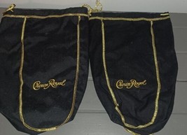 2 Crown Royal Bags Black Large 1.75L - £7.73 GBP