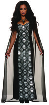Underwraps Mortalia Dress Womens Costume, Large 12-14 - $1,929.47 MXN