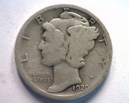 1920-D Mercury Dime About Good / Good AG/G Nice Original Coin Bobs Coin 99c Ship - £3.74 GBP
