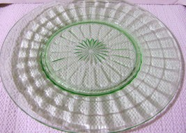 Green Depression Glass  Luncheon/ Salad Plate - £11.16 GBP