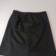 Nine West Women's Back Zip & Side Slit Black Skirt Only Size 16 image 5