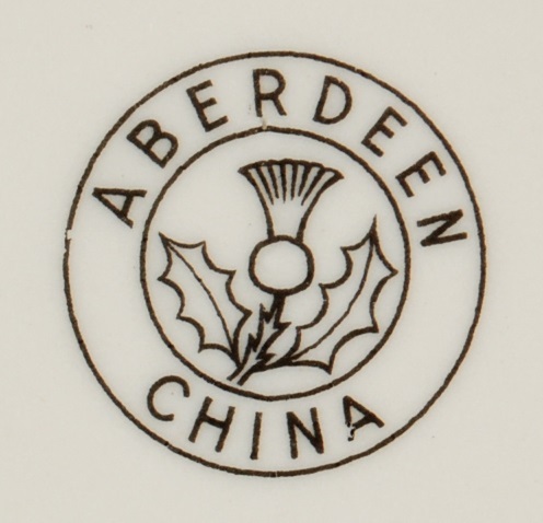 Aberdeen China Moss Rose 5-3/4" Saucer Scalloped Edge No Trim Item image 3