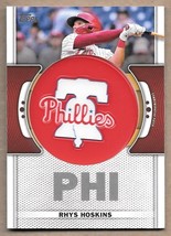 2023 Topps Team Logo Commemorative Patch #TLP-RH Rhys Hoskins Phillies - £3.17 GBP