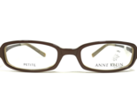 Anne Klein Petite Eyeglasses Frames AK8063 168 Brown Rectangular 46-17-135 - $51.28