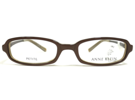 Anne Klein Petite Eyeglasses Frames AK8063 168 Brown Rectangular 46-17-135 - £40.33 GBP