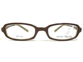 Anne Klein Petite Eyeglasses Frames AK8063 168 Brown Rectangular 46-17-135 - £38.33 GBP