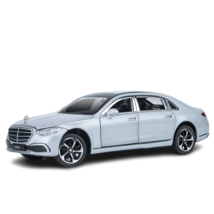 Silver No box 1:24 Mercedes-Benz S400L High Simulation Diecast Metal All... - $34.99