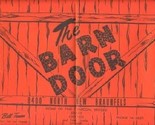The Barn Door Placemat North New Braunfels San Antonio Texas  - $13.86