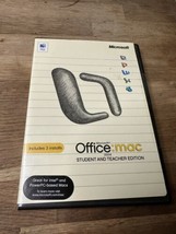 Microsoft Office Mac 2004 case and disc no keys - £3.95 GBP