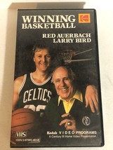 Winning Basketball VHS Tape Red Auerbach Larry Bird Kodak - £12.56 GBP