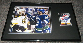 Maxim Lapierre Signed Framed 11x17 Photo Display Stanley Cup vs Bergeron - £50.33 GBP