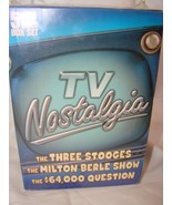 TV Nostalgia VHS 5 Videos Three Stooges Milton Ozzie $64,000 Question Go... - £35.90 GBP