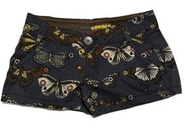 Y2K Miss Sixty Rare Butterfly Denim Short Shorts NWOT - £37.30 GBP