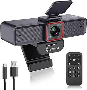 4K Ai Webcam: Ai-Trackig Web Camera Dual Ai Noise-Cancelling Microphones... - $275.99