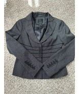 The Limited Womens Blazer Black Office Work Long Sleeve Buttons Size 0 C... - $19.03 CAD
