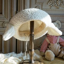  Design  Hand-made  Kawaii Sheep Ears Plush Beret Lamb  ita Cosplay Cute Harajuk - £65.90 GBP