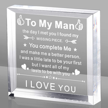 To My Man Gift for Him Anniversary Birthday Gifts for Boyfriend I Love Y... - £11.01 GBP