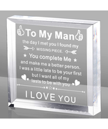 To My Man Gift for Him Anniversary Birthday Gifts for Boyfriend I Love Y... - £10.92 GBP