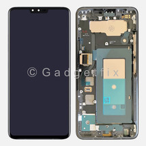 Gray Oled Display Lcd Touch Screen Digitizer Frame Replacement For Lg V40 Thinq - £100.71 GBP