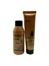 Redken Diamond Oil Shampoo 1.7 oz. &amp; Conditioner 1 oz. Set Dull &amp; Damaged Hair - £8.18 GBP
