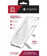 ZAGG/mophie New iPhone 15 Plus  Essentials Kit: 360 Protection +Compact ... - $37.05