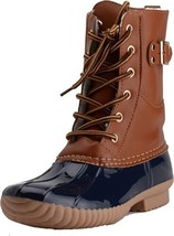 Henry Ferrera Mens Mission- 500 Boots Cognac Lace -Navy Size 8 - £31.64 GBP