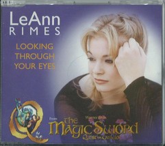 L EAN N Rimes - Looking Through Your Eyes 1998 Uk 1 Track Promo Cd Single CUBCJ32 - $25.08