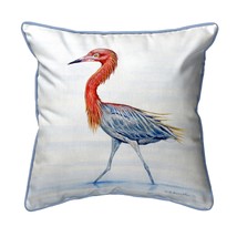 Betsy Drake Reddish Egret Small Pillow 11x14 - £38.93 GBP