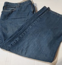 Perry Ellis America Blue Jeans Mens 40 x 30 Regular Fit Straight Leg Denim Pants - £10.82 GBP