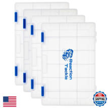 Reaction Tackle 3600 Tackle Tray Organizer - Clear Utility Box Fishing L... - $50.31