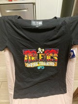 NWT New Era Women&#39;s Oakland Athletics Spring Training Shirt Size M - £19.84 GBP