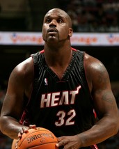 Shaquille O&#39;neal 8X10 Photo Miami Heat Basketball Nba Shaq Foul Shot - £3.89 GBP