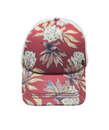 Roxy woman&#39;s mesh snapback flower floral pink hat cap - $222.00 MXN